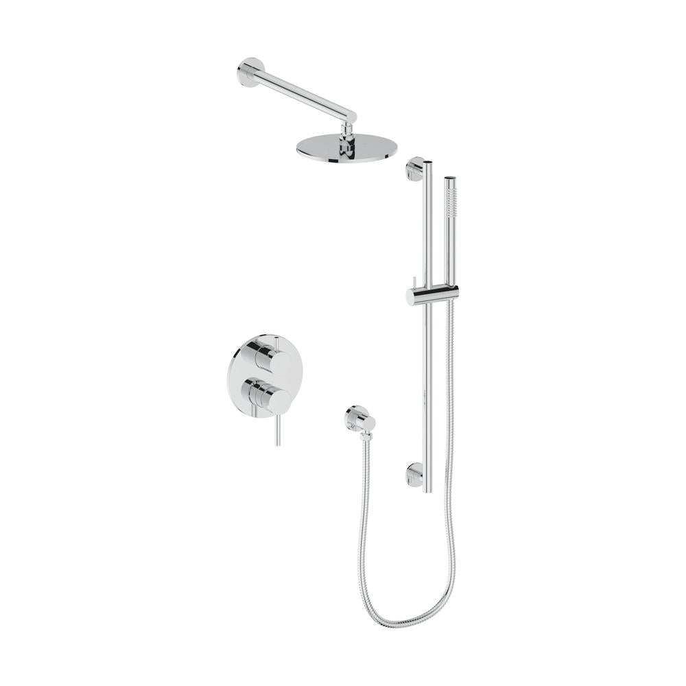 ZLINE El Dorado Rainfall Shower System in Chrome - Luxury Bathroom Fixture with Adjustable Showerhead for Spa-Like Experience (Perfect for Master Bathrooms & Modern Home Renovations)