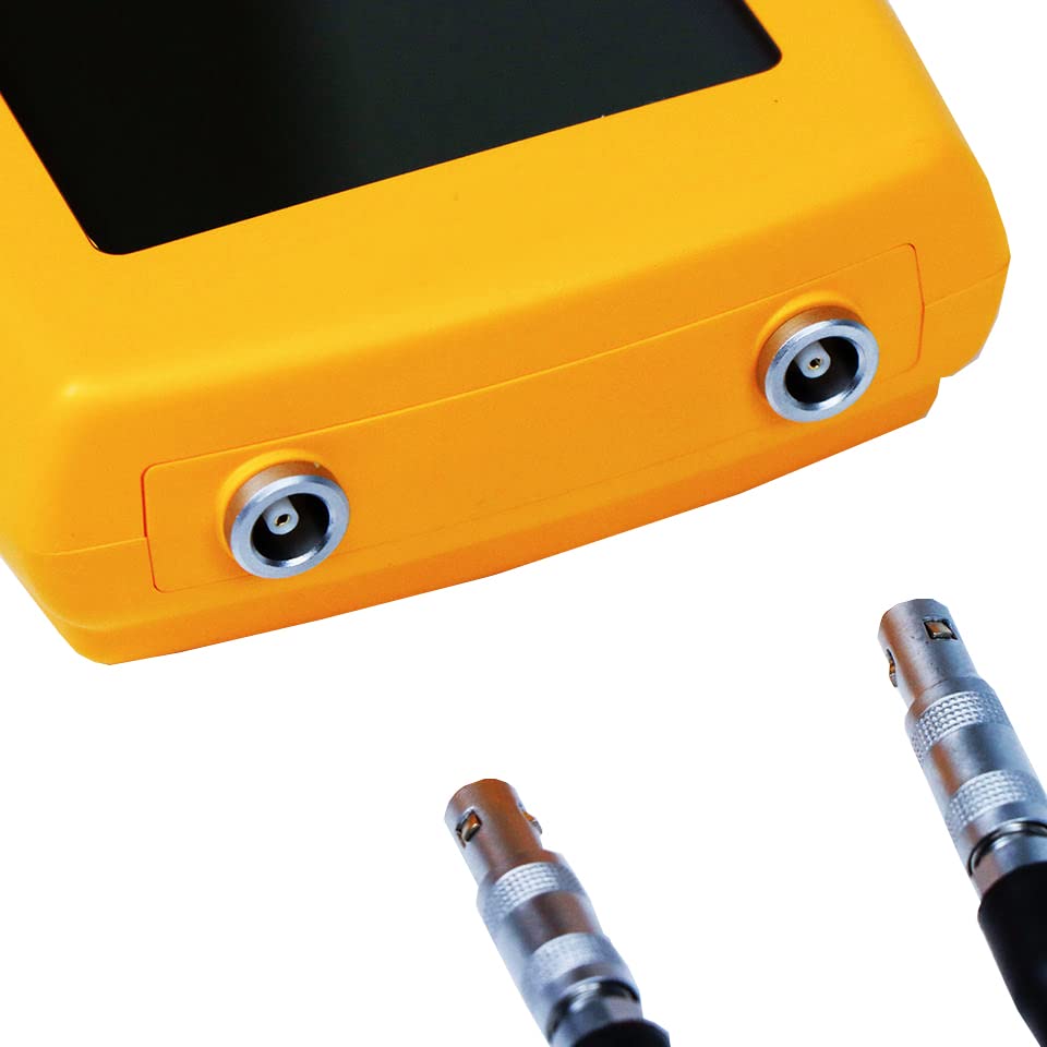Digital Ultrasonic Thickness Gauge - 0.8-350mm (0.03-13.77in) Range, 0.01mm Resolution - Metal, Plastic, Ceramic & Glass Thickness Tester - Industrial & DIY Material Measurement Device for Pipes, Tanks, Automotive Parts & Construction Materials