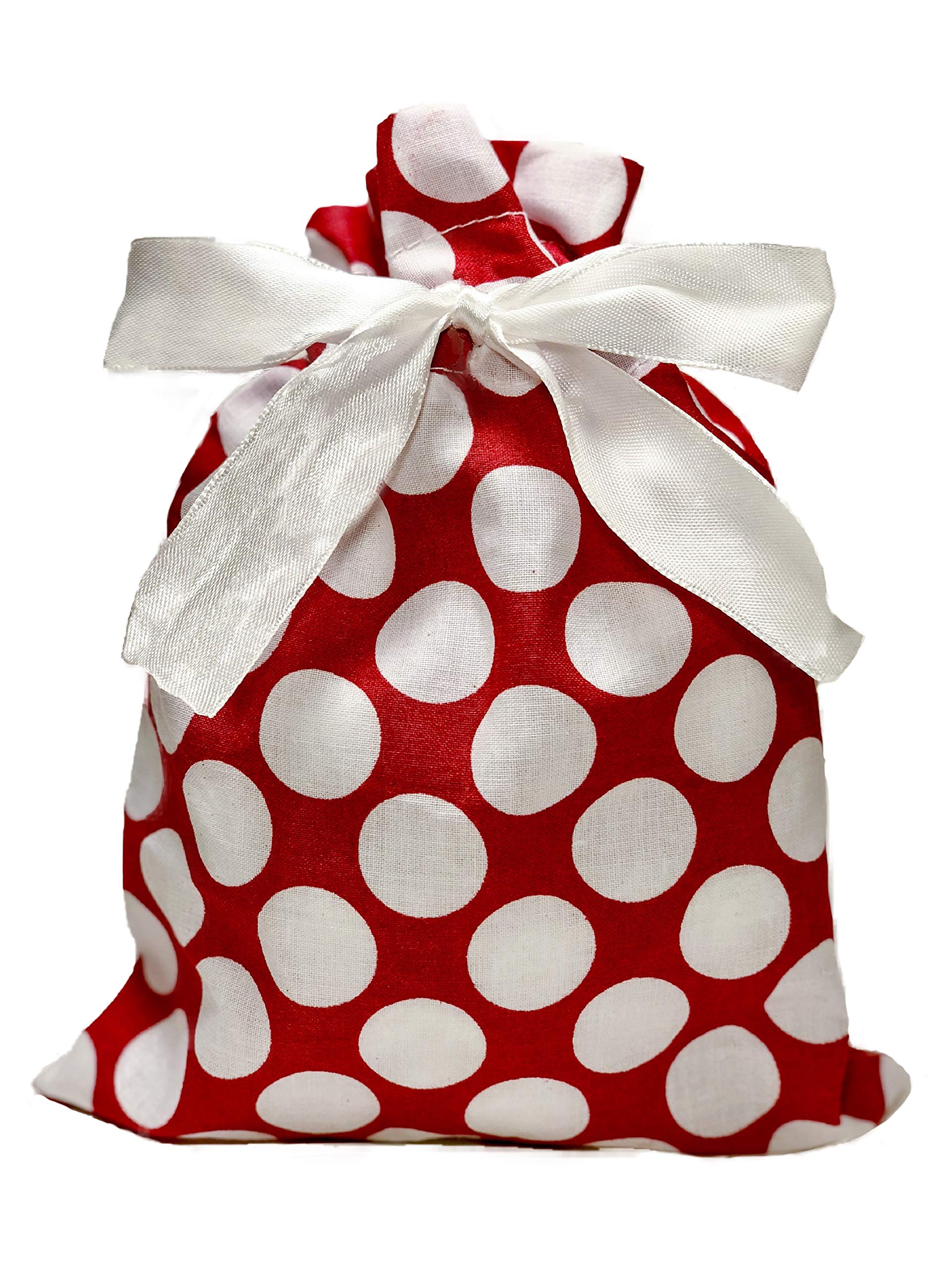 Premium 100% Cotton Gift Bags Set of 5 - 3 Large 16