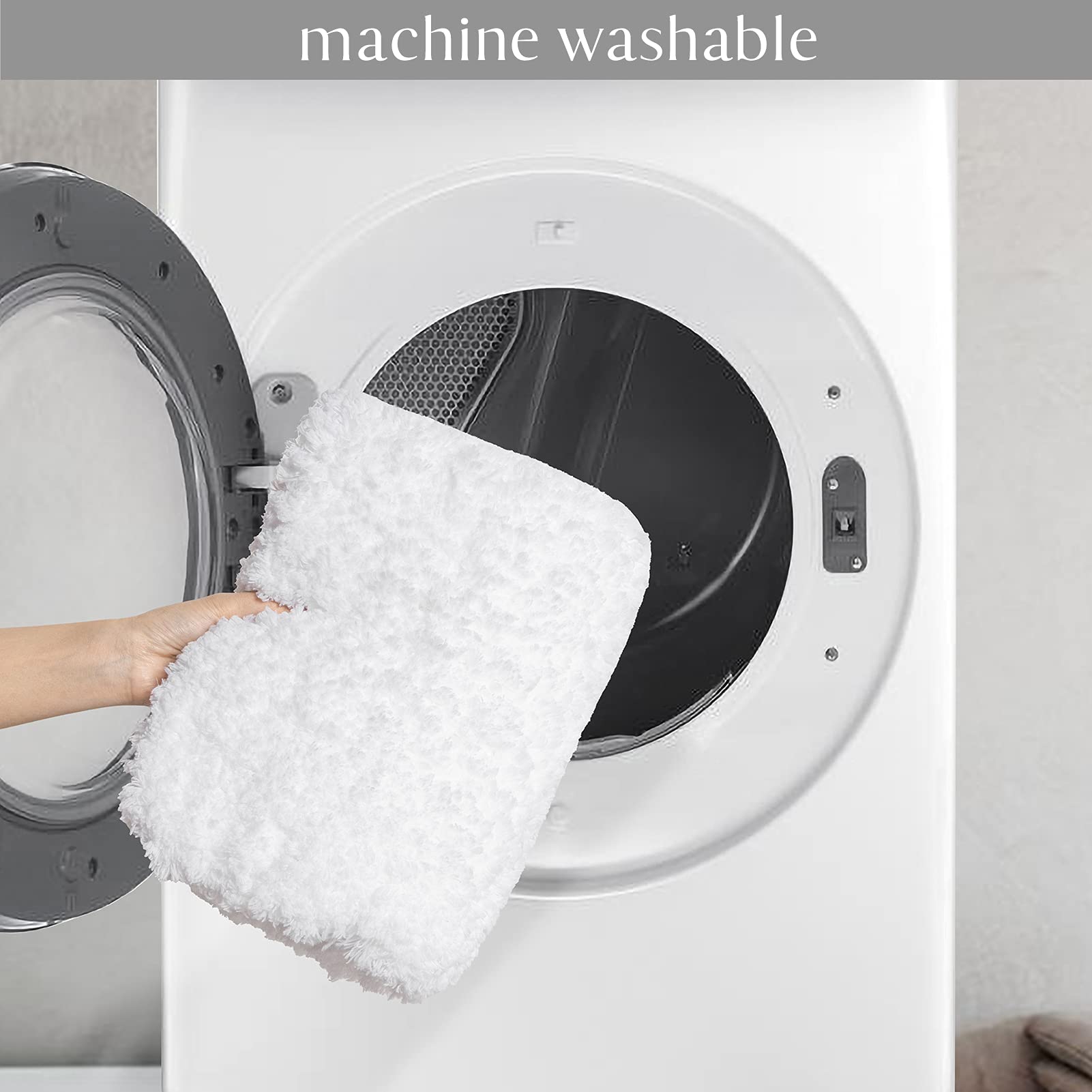 **Ashler Runners Non-Slip Bathroom Rug Set - 2 Piece Ultra Soft, Water Absorbing, Machine Washable Bath Mat for Shower & Bathroom - Perfect for Bathroom Safety & Comfort**