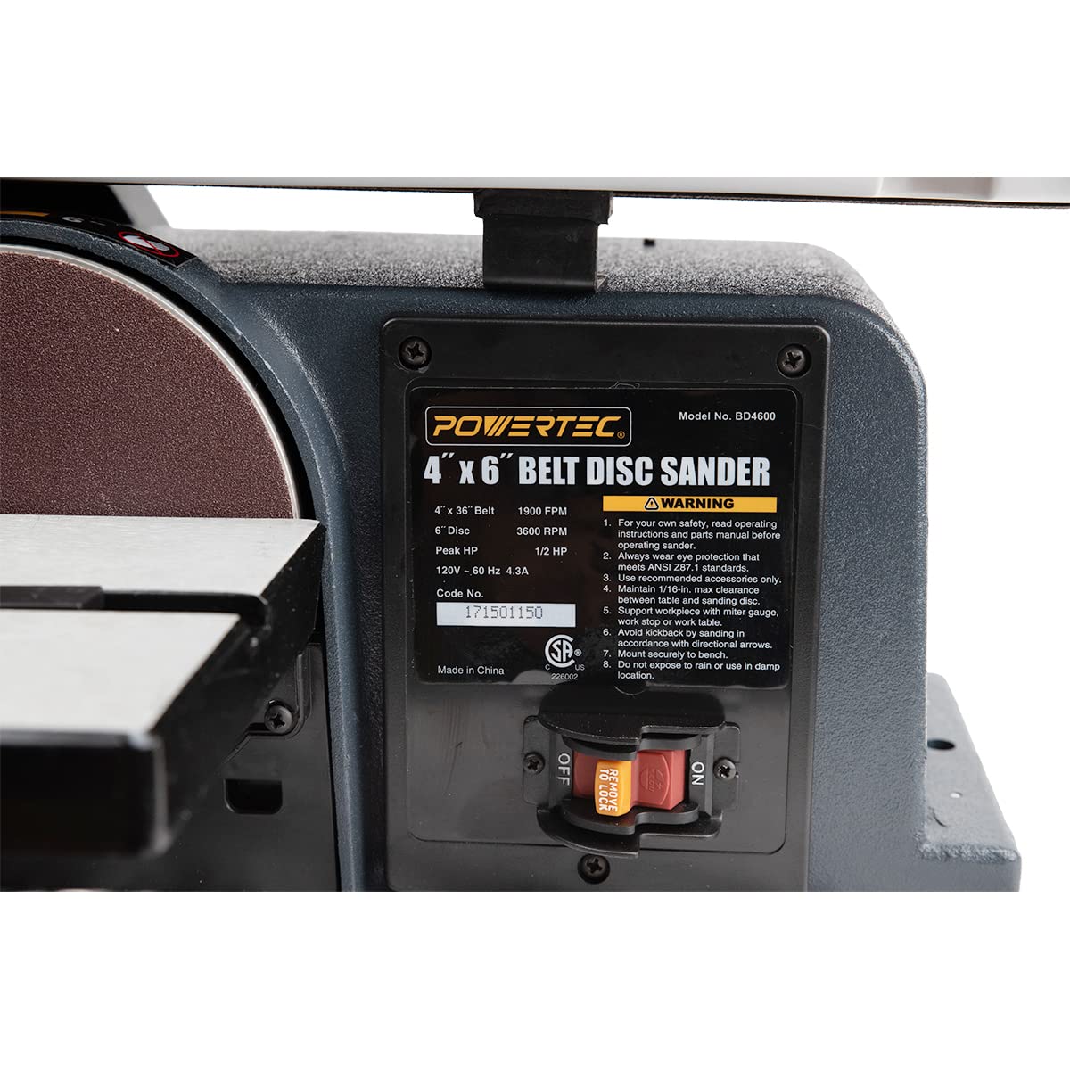 POWERTEC BD4600V 4