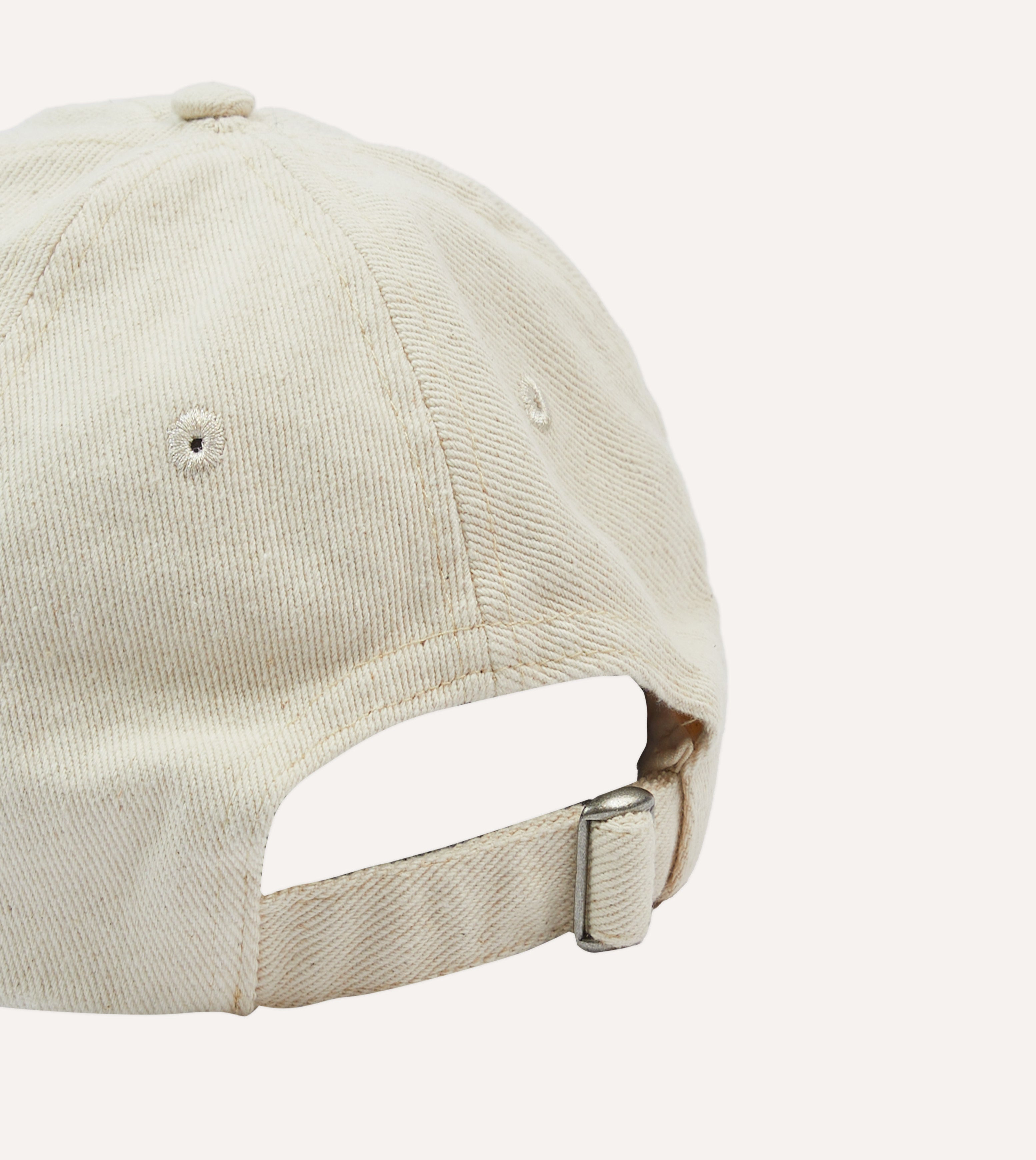Premium Ecru Snail Cotton Twill Baseball Cap - Breathable & Stylish Unisex Hat for Outdoor Activities, Sports & Casual Wear