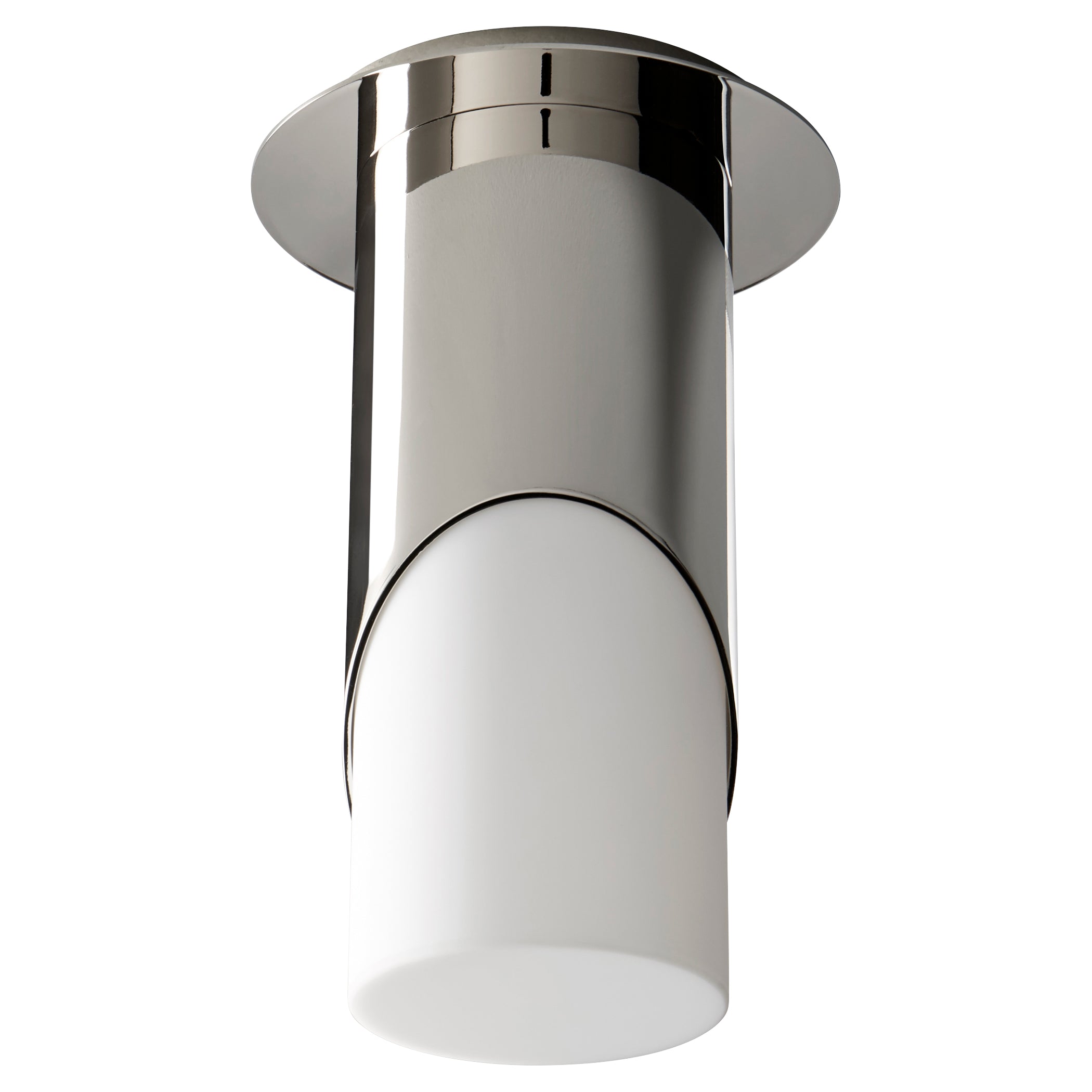 Oxygen Ellipse 3 354 220 Ceiling Mounts in Polished Nickel - Modern Lighting Fixture for Living Room, Bedroom & Office Decor