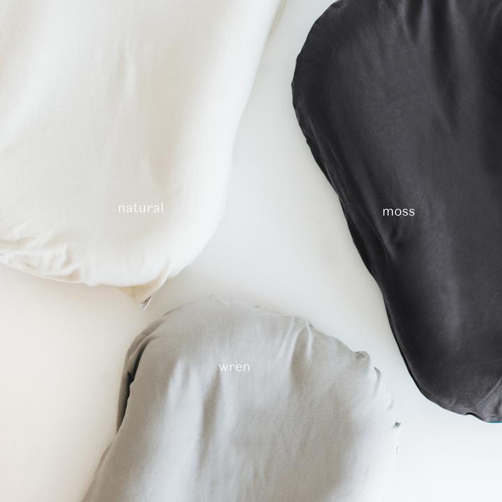 Organic Cotton Cover for Snuggle Me Infant Lounger - Soft & Breathable Baby Nest Cushion Protector - Perfect for Nursery, Playtime & Co-Sleeping
