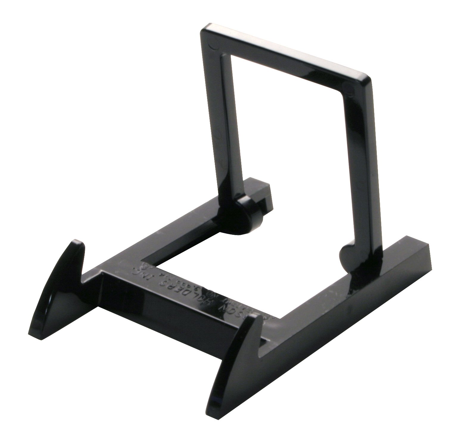 GIBSON HOLDERS 12-Pack Black Mini Display Stands for Small Electronics - Perfect for Smartphones, Cellphones, Collectibles & Retail Displays | Great for Store Shelves, Trade Shows, and Home Decor