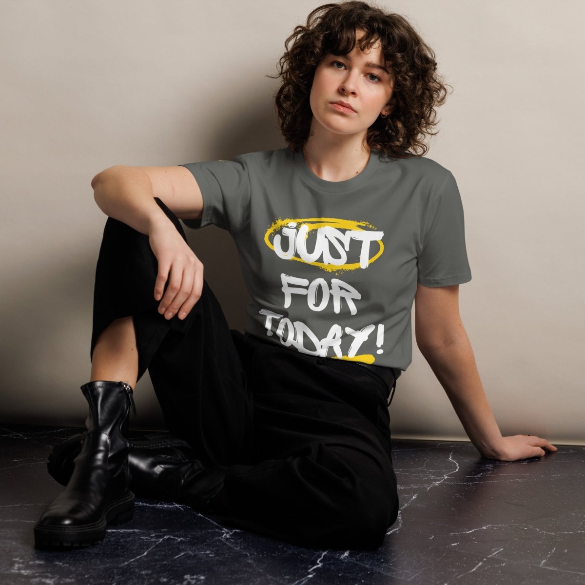 Street Sovereign Tee - 'Just for Today' & 'TRY' Edition Graphic T-Shirt for Men | Trendy Streetwear Fashion | Perfect for Casual Wear, Urban Outfits & Music Festivals