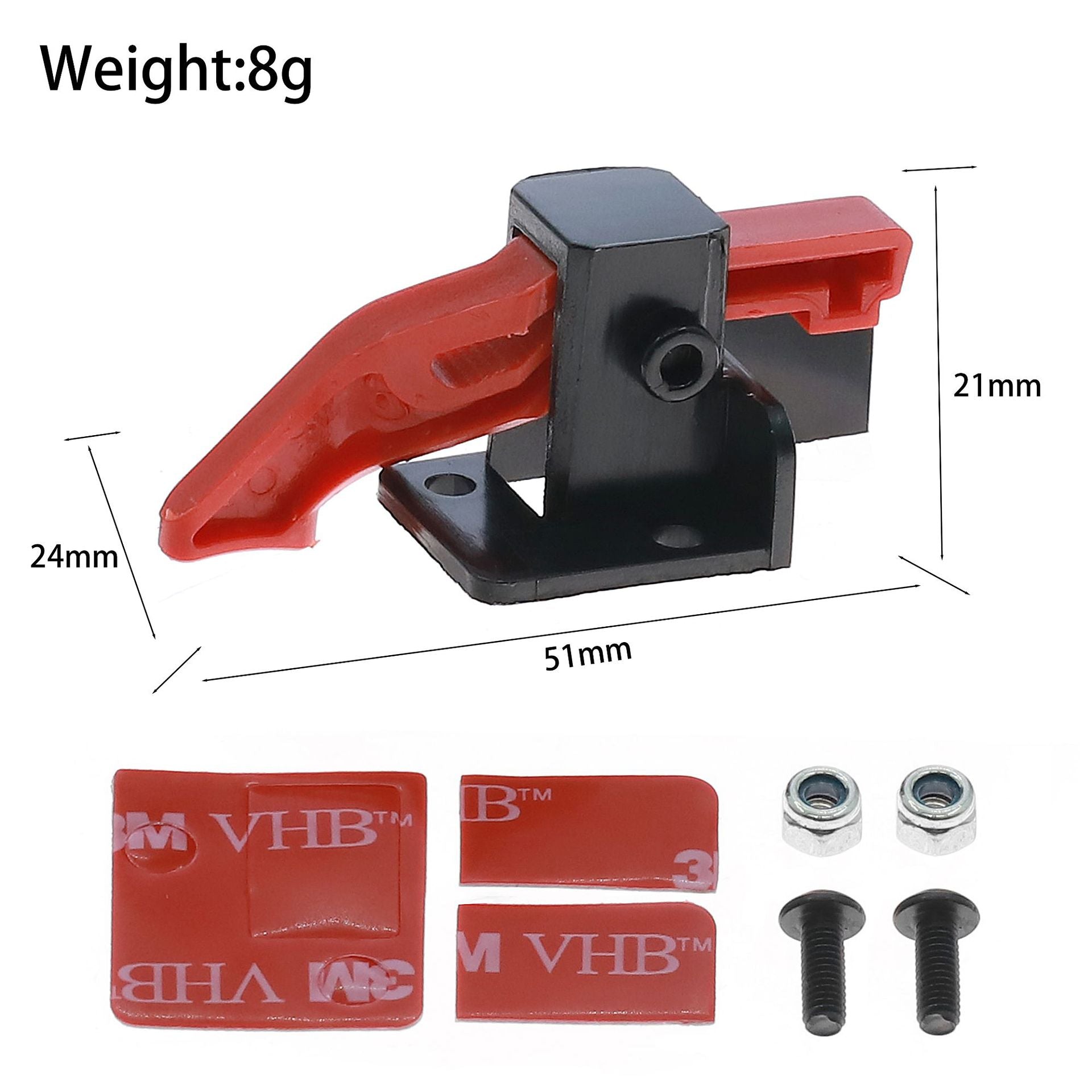 Traxxas TRX4 ESC Switch Mount - No Shell Removal Required, Compatible with Land Rover & Ford Models (3-Pack) - Perfect for RC Crawler Upgrades and Off-Road Adventures