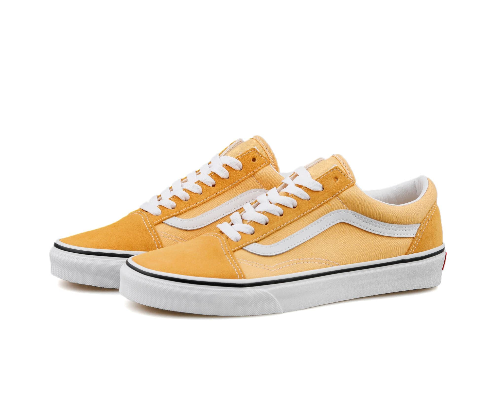 Vans Old Skool Classic Sneakers for Men & Women - Flax/True White Color - Comfortable Skate Shoes for Casual Wear, Street Style & Everyday Outfits