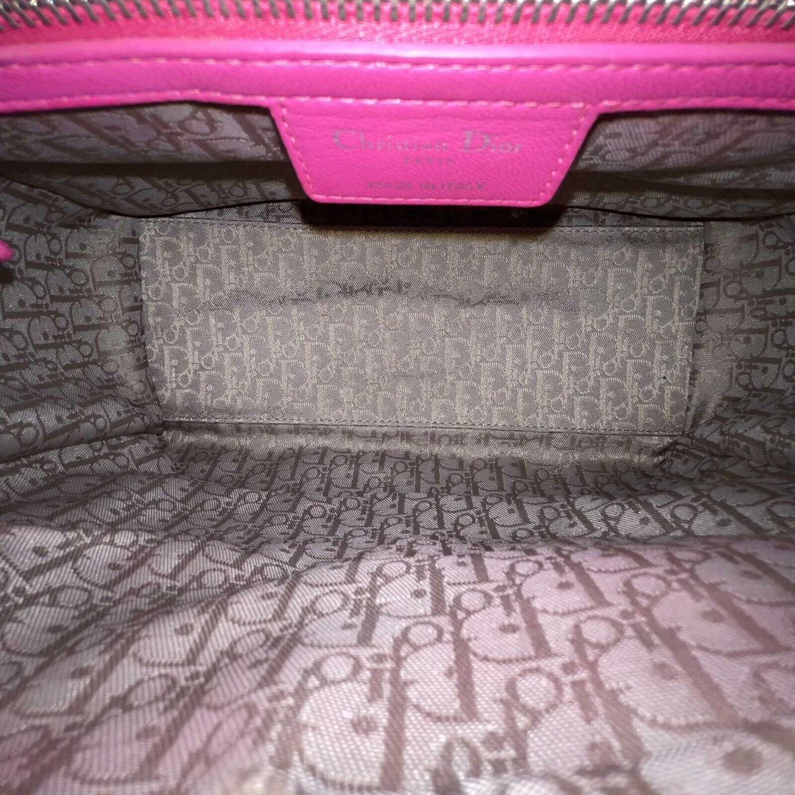 Christian Dior Lady Dior Cannage Medium Handbag in Rani Pink with Top Handle & Shoulder Strap - Perfect for Work, Evening Events & Luxury Fashion Accessories