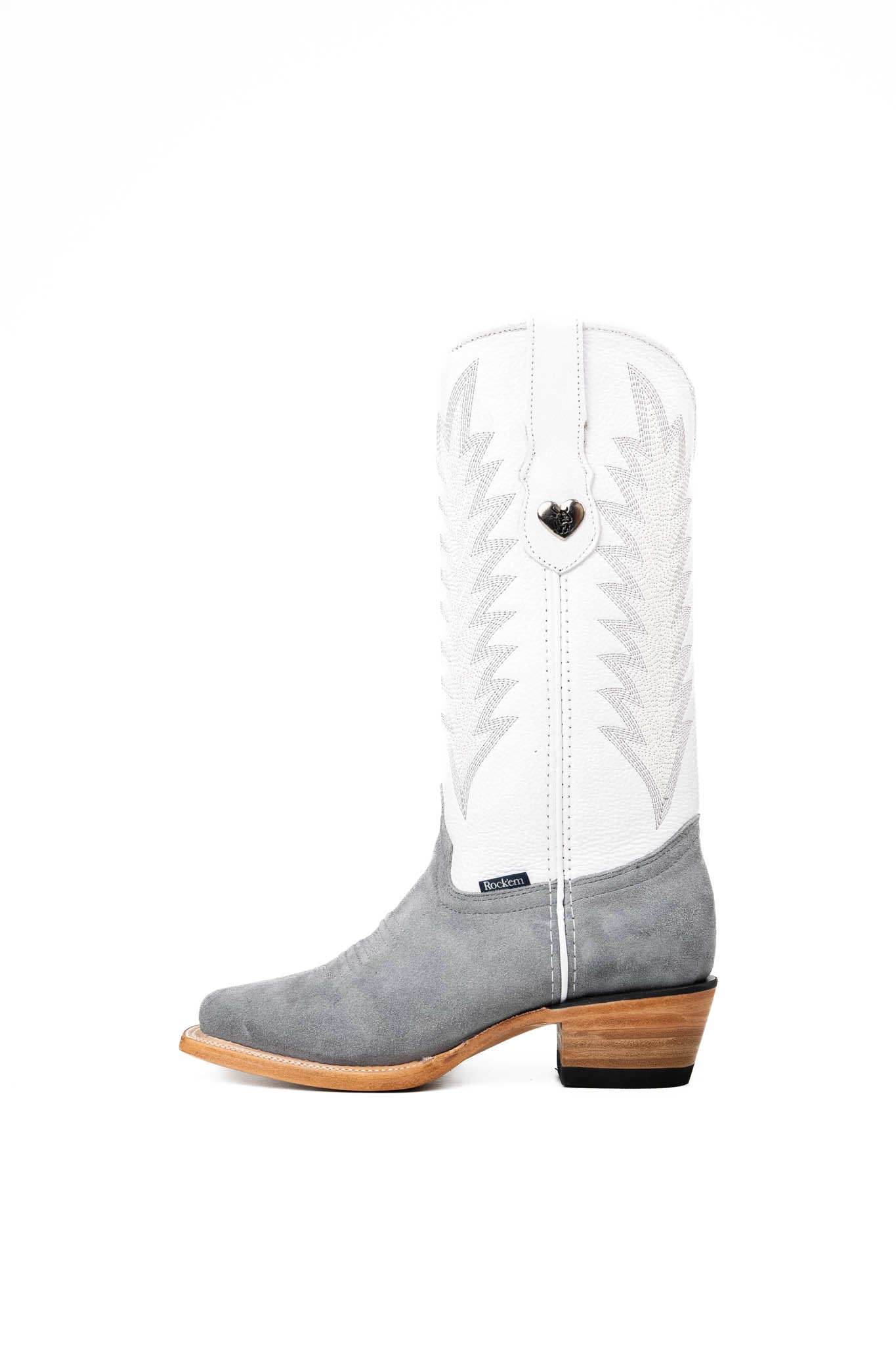 Sierra Roughout Frontier Toe Cowgirl Boots - Western Style Leather Boots for Women - Comfortable & Durable for Riding, Country Dancing & Outdoor Activities