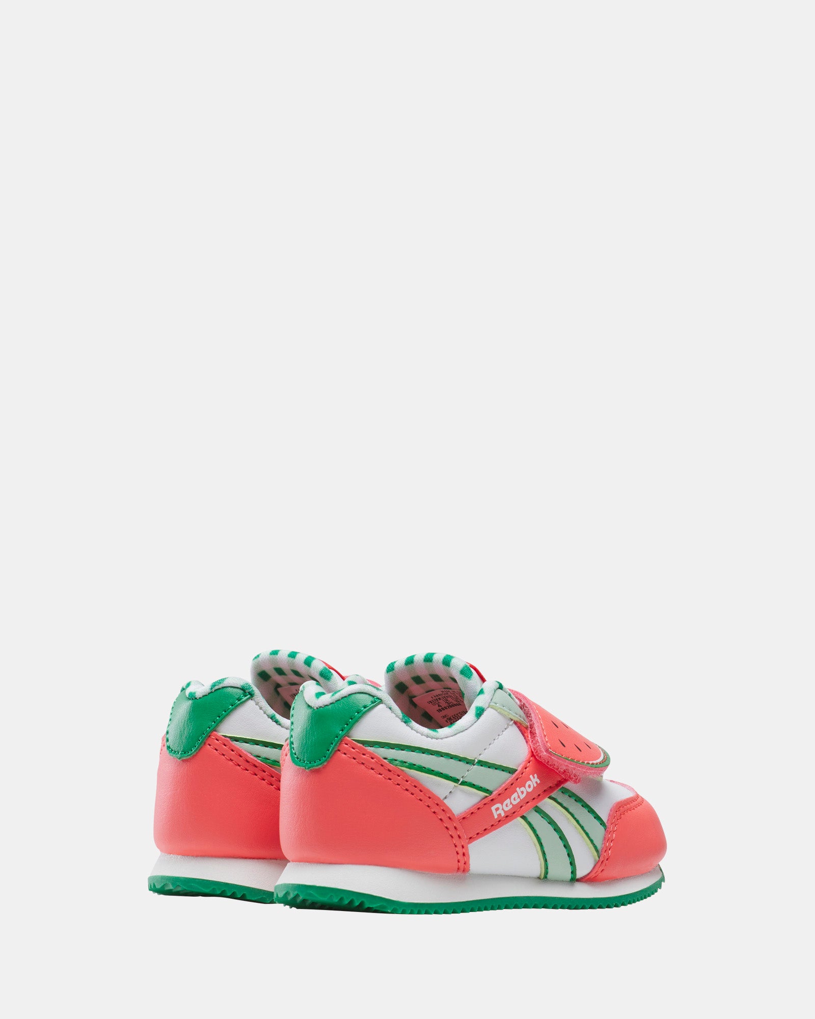 Reebok Royal Classic Jogger 2.0 Sneakers - White/Sunset Coral/Classic Green | Comfortable Running Shoes for Men & Women | Perfect for Gym, Workout & Casual Wear