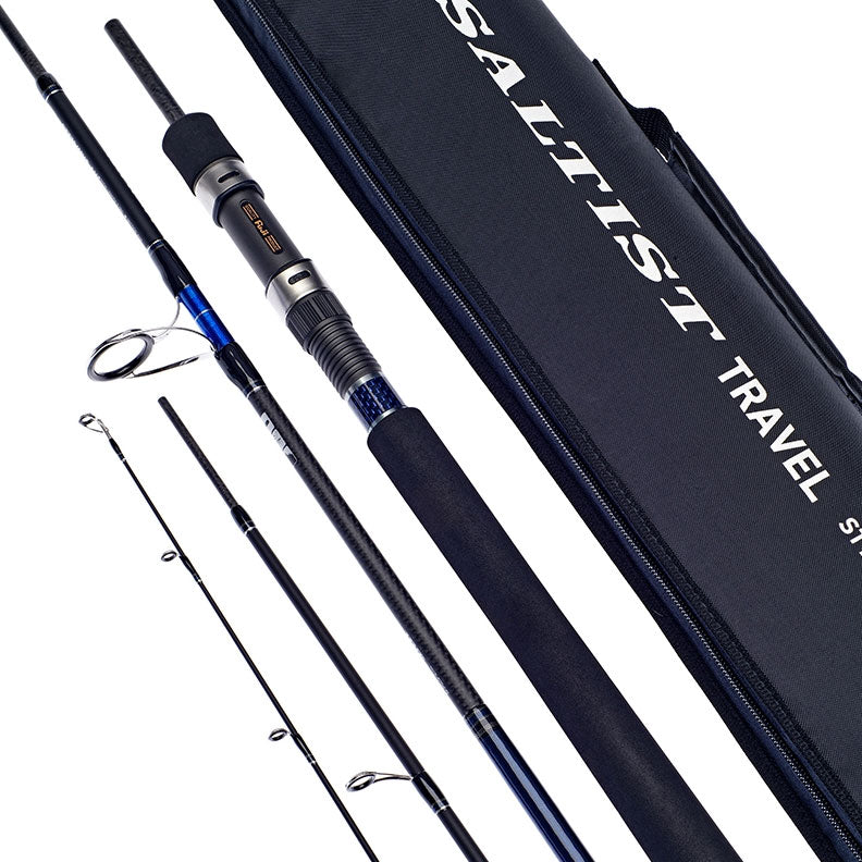 Daiwa Saltist Travel Spin Rod - Lightweight Carbon Fiber Fishing Rod for Saltwater & Freshwater - Perfect for Travel, Surf Casting & Boat Fishing