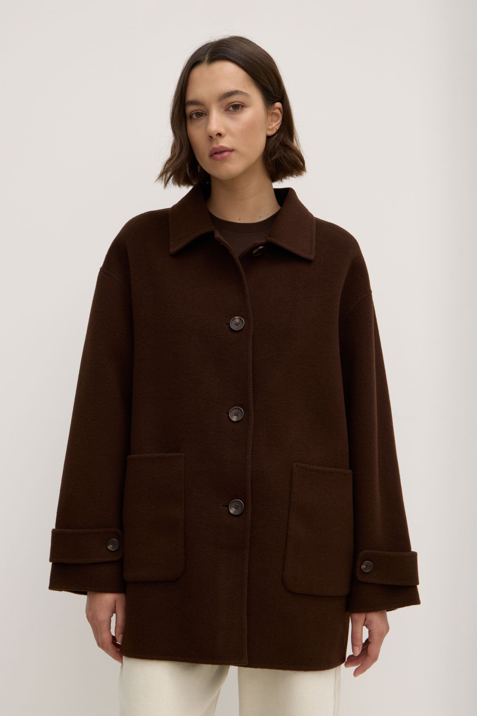 Pierra Women's Wool Coat - Warm Winter Long Overcoat for Ladies, Perfect for Office, Dating, and Outdoor Activities
