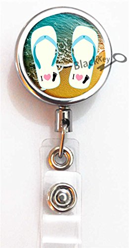 BlackKey Personalized Retractable ID Badge Holder with Lanyard & Belt Clip - 12 Pack | Customizable Name Badge Reel for Office, School, Events & Security Professionals | Durable & Convenient Employee ID Card Holder