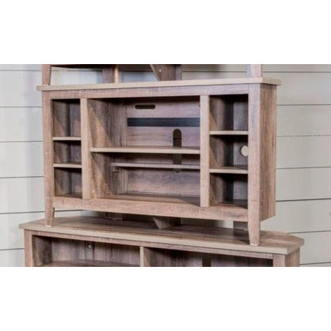 Arlenbry Corner TV Stand for 55-70 Inch Flat Screen TVs - Modern Entertainment Center with Storage Shelves for Living Room, Bedroom & Home Theater
