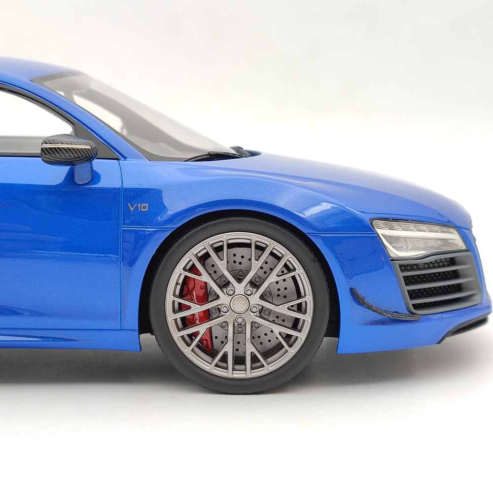 1/18 Scale Audi R8 LMX 2014 Limited Edition Blue Resin Model Car - DNA Collectibles DNA000031 - Perfect for Car Enthusiasts, Collectors & Home/Office Display