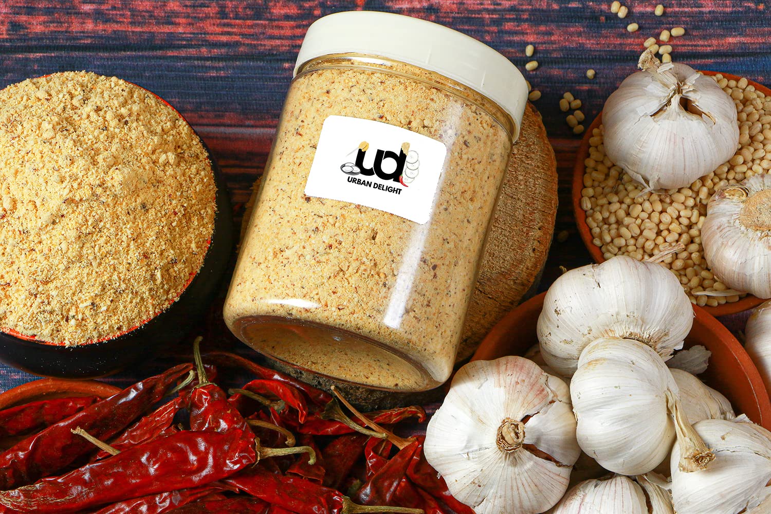 Organic Sun Dried Garlic Powder - Ready to Use, Instant Garlic Flavor (300g) | Premium Spice for Cooking, Baking & Seasoning | Perfect for Pasta, Pizza, Soups & Grilled Meats