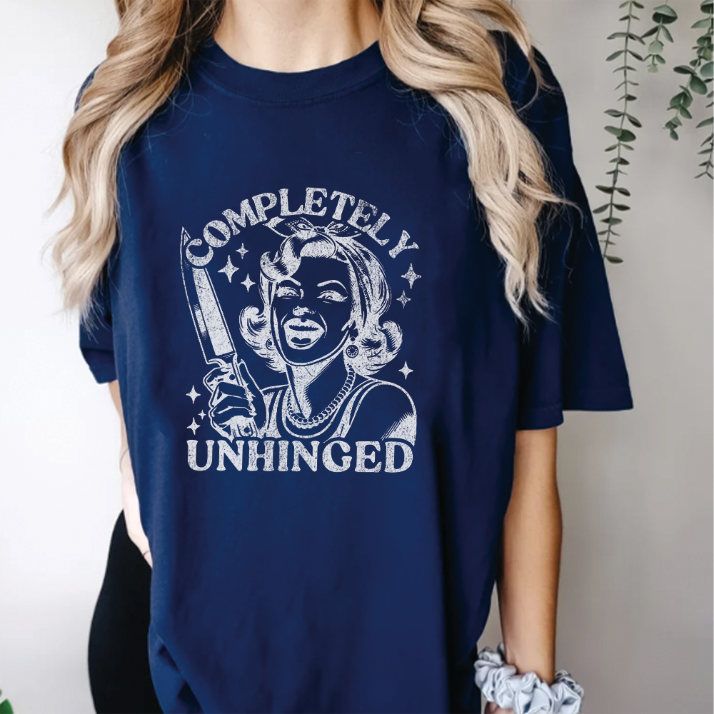 Distressed Vintage Unhinged Graphic T-Shirt for Men & Women - Trendy Streetwear for Casual Outfits & Concerts