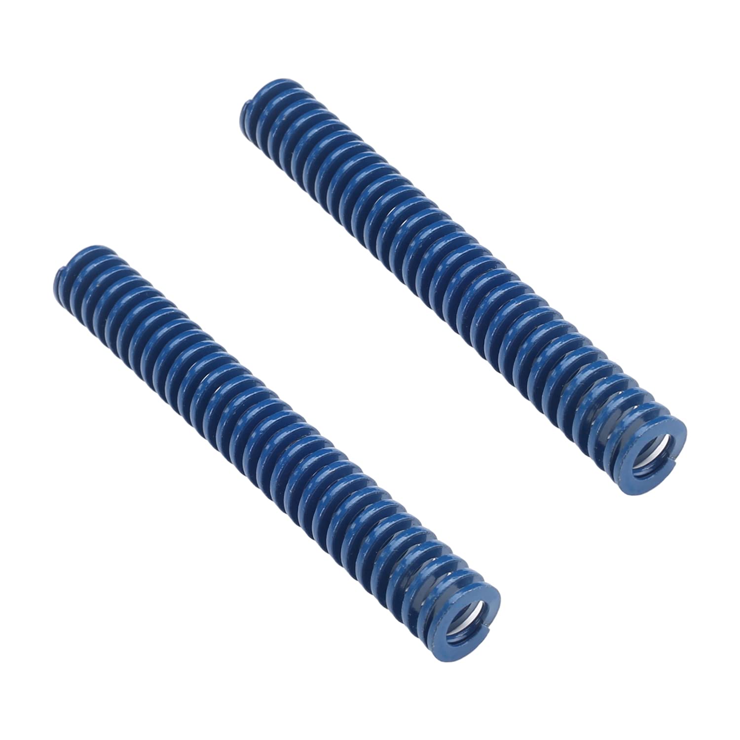 MroMax 3D Printer Die Springs - 10mm OD 75mm Long Spring Steel Compression Springs for 3D Printer Bed Leveling (Blue, 2Pcs) | Compatible with Most 3D Printers | Perfect for Precise Bed Leveling and Z-Axis Adjustment