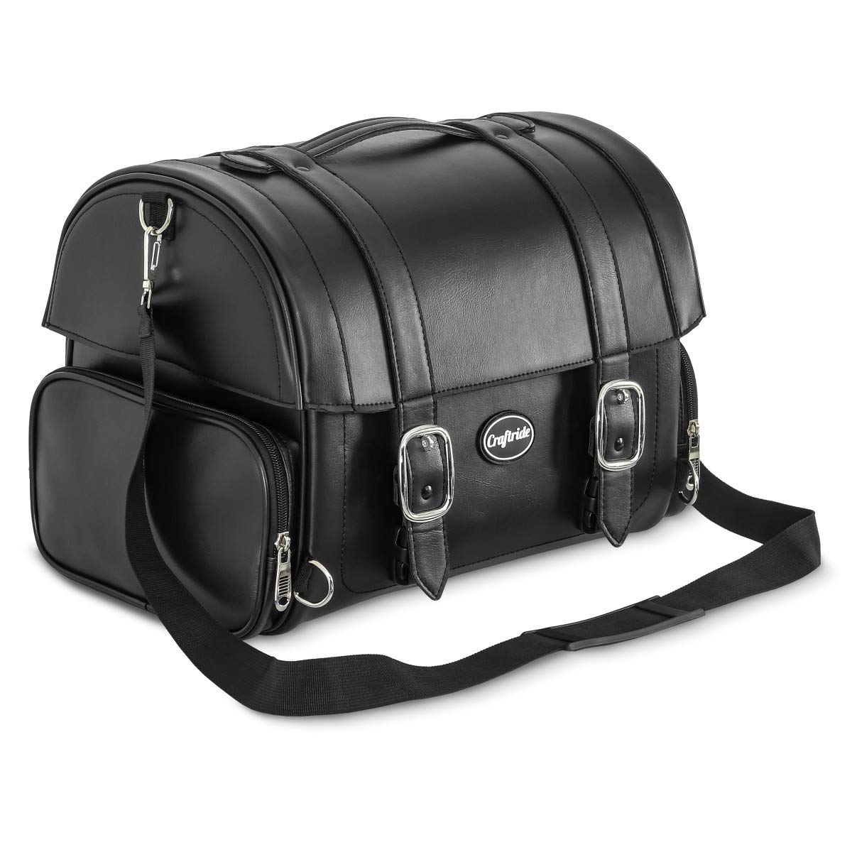 Rear Bag Compatible with Cruiser Custom Passenger Tail FP CB12885 - Durable Motorcycle Luggage for Storage & Travel - Perfect for Road Trips & Commuting
