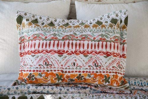Boho Limerick Quilt Set Full/Queen 3-Piece - Soft Bohemian Bedding for Cozy Bedroom Decor | Perfect for Guest Rooms & Master Suites