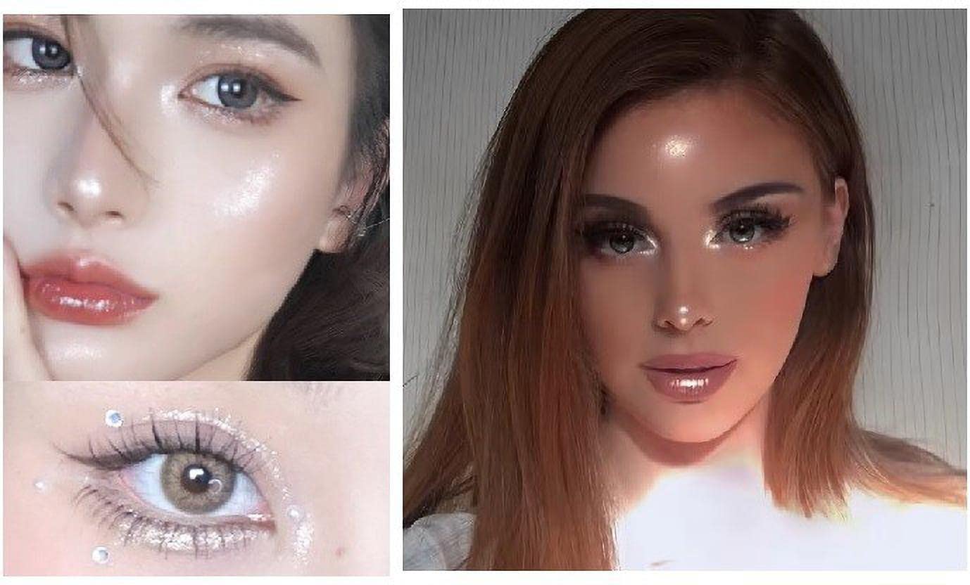 White Loose Glitter Eyeshadow - Shimmer Powder for Face & Body Makeup | Perfect for Festival, Party & Night Out Looks