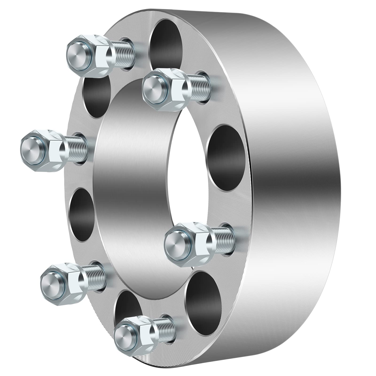 High-Quality 6x5.5 to 6x139.7 Wheel Spacers (2 Inch) - 12x1.25 Studs - Compatible with 2005-2017 Nissan Armada & 1998-2004 Nissan Frontier - Set of 4 - Enhance Vehicle Stance & Off-Road Performance