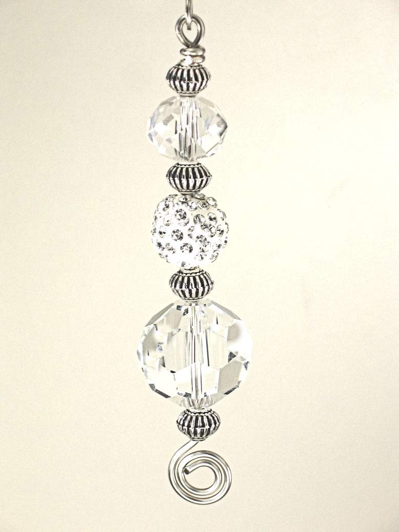 Sparkling Clear Rhinestone Light Chain - Elegant Ceiling Fan Pull Chain for Home Decor & DIY Lighting Projects