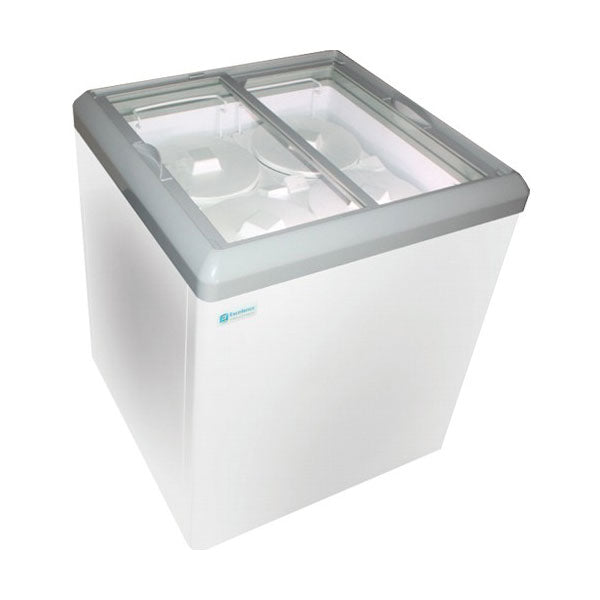 Excellence HB 6HC Dual Temperature Display Refrigerator & Freezer Cabinet - Perfect for Restaurants, Cafes, and Commercial Kitchens