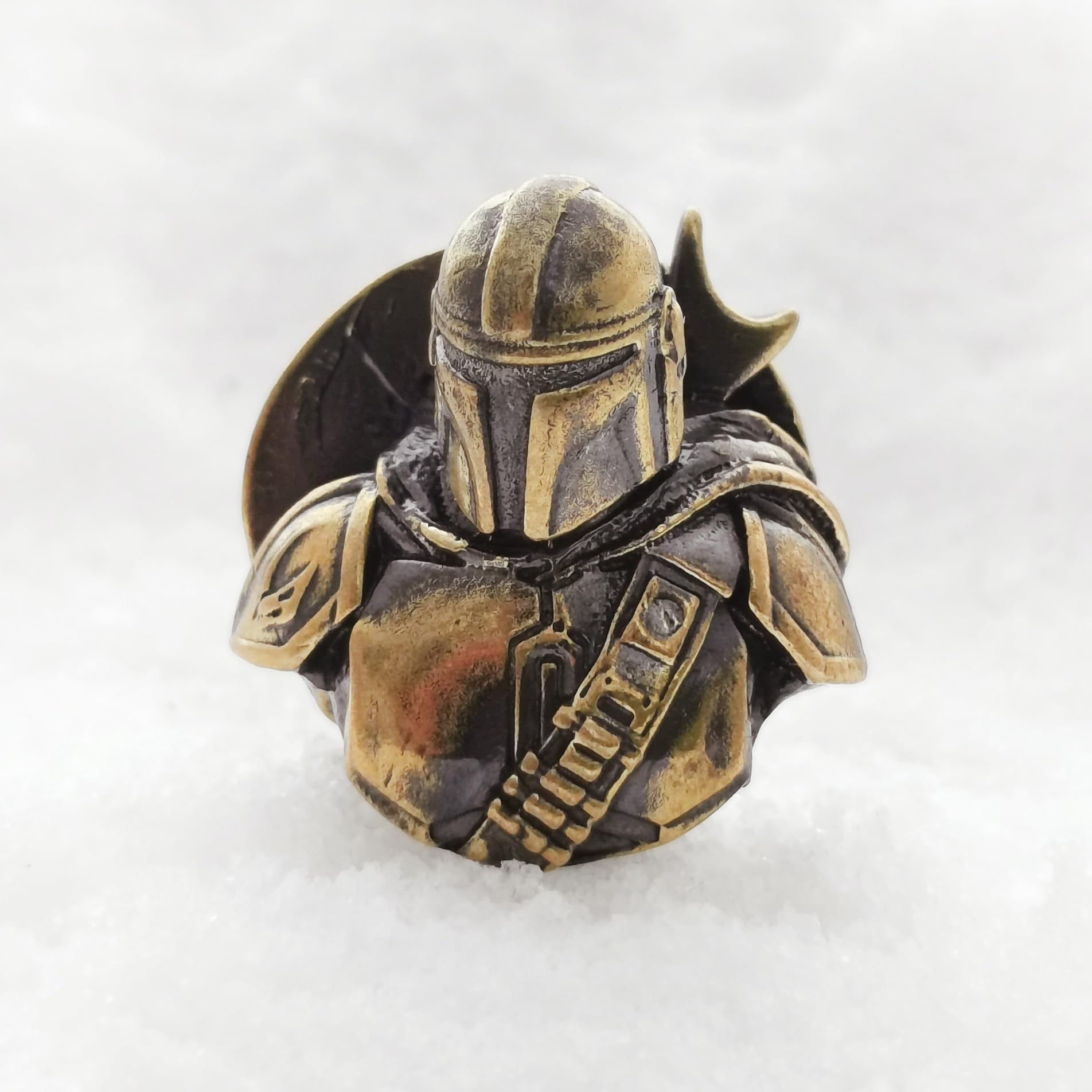 Bounty Hunter Paracord Bead - Bronze EDC Pendant for Knife Lanyards & Survival Gear
