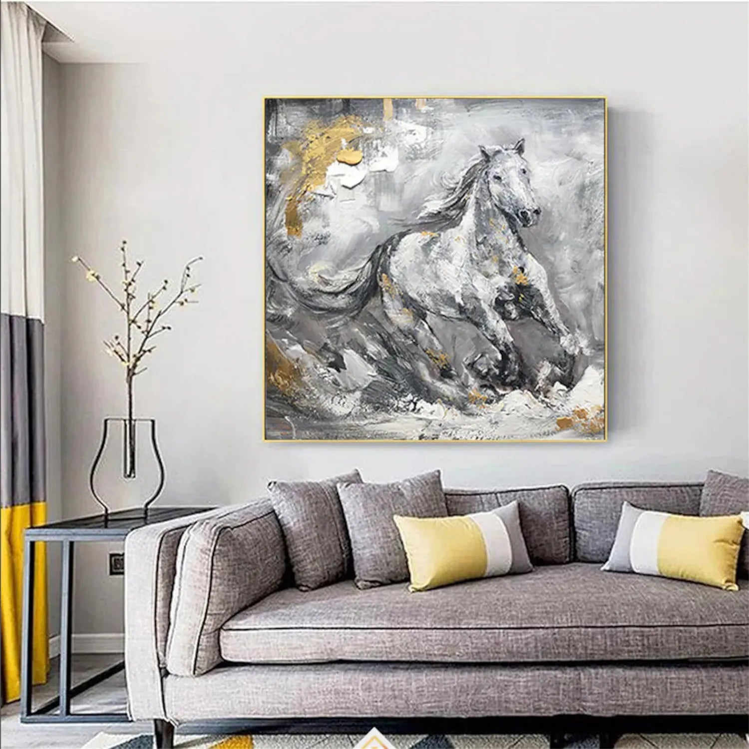 Animal Art Painting #AP063 - Handmade Canvas Wall Decor for Living Room, Bedroom & Office - Perfect Gift for Pet Lovers & Home Decor