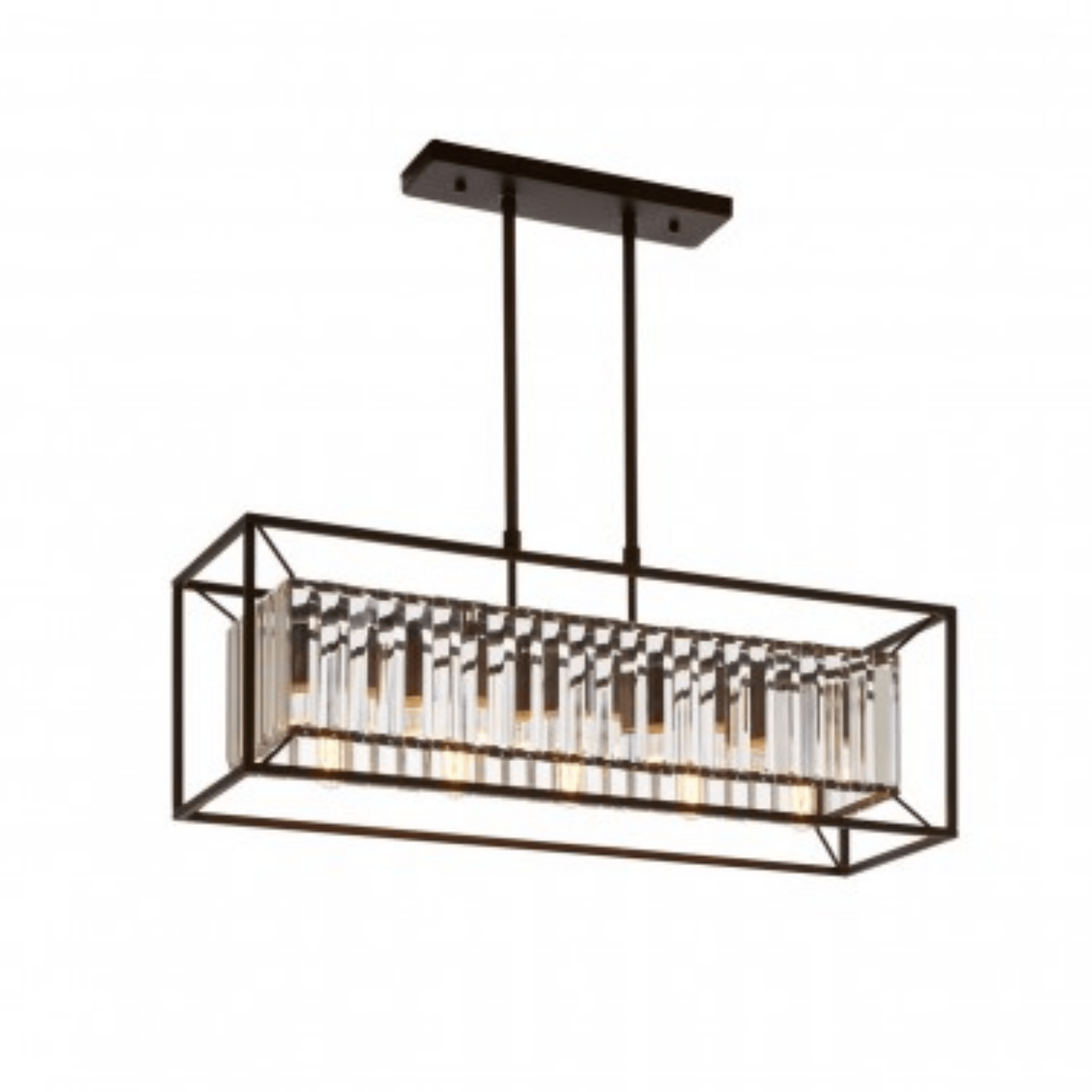 Alika 5-Light Modern Pendant Lighting Fixture - Perfect for Kitchen Island, Dining Room, and Living Room Decor