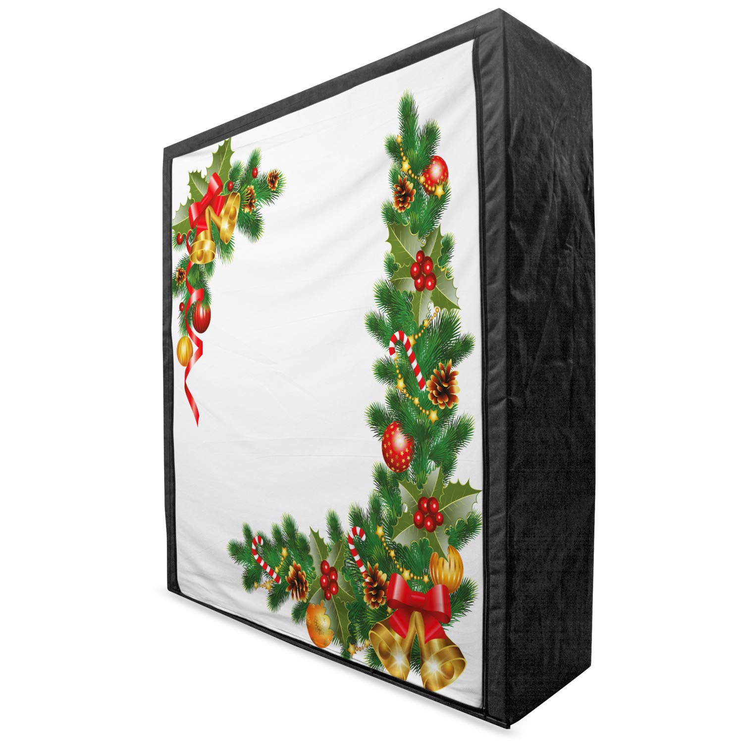 Ambesonne Christmas Portable Fabric Wardrobe - 59