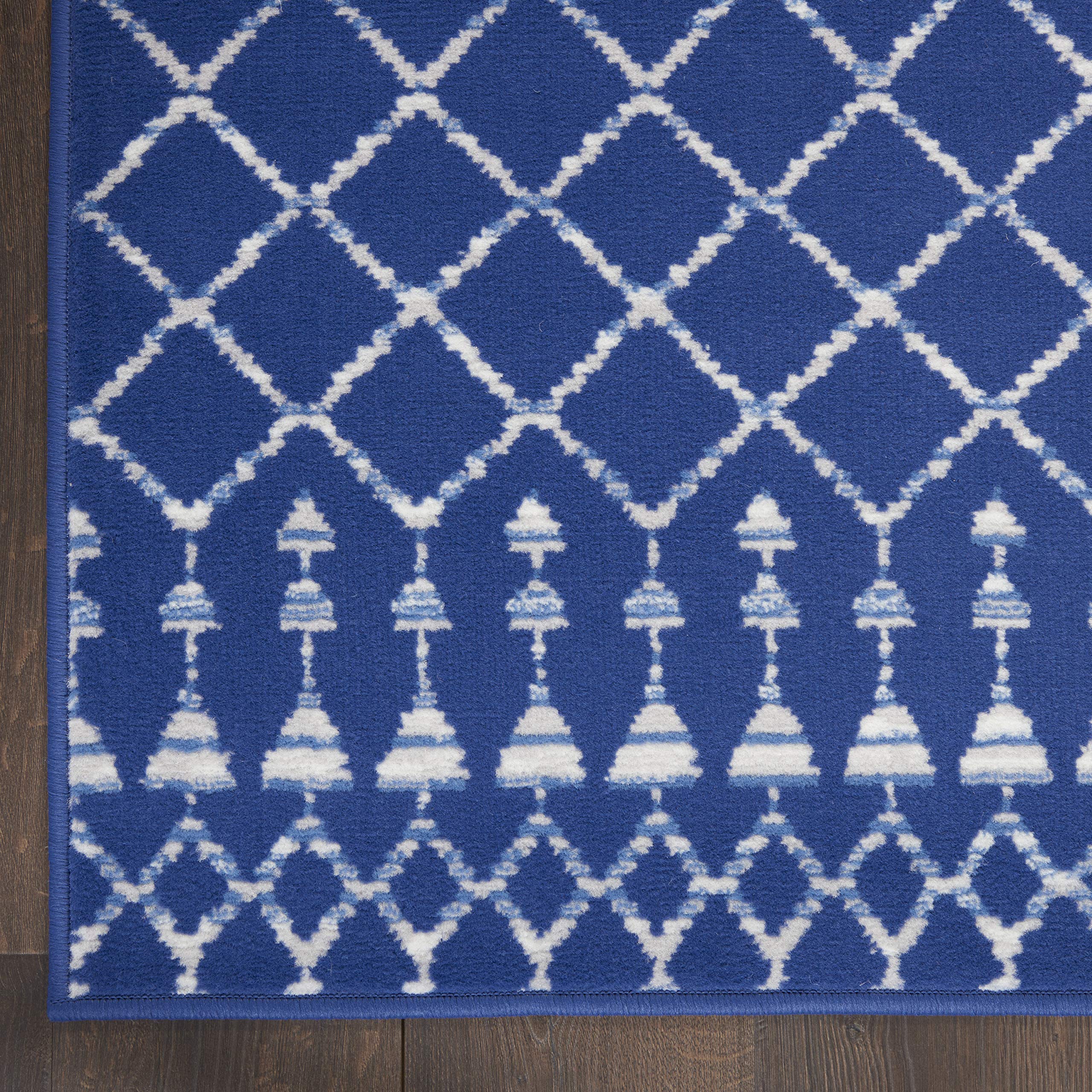 Nourison Whimsicle Moroccan Navy 8'4