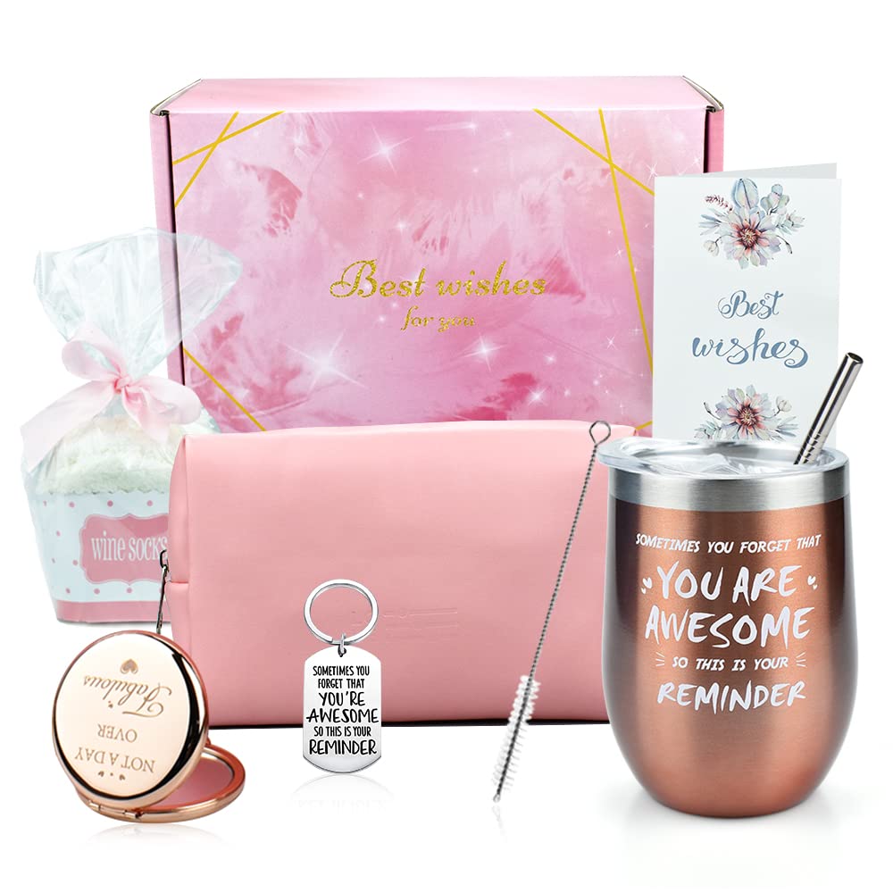 Vanleonet Women's Birthday Gift Set - Premium Wine Tumbler, Elegant Birthday Box for Her, Perfect Wine-Themed Present for Celebrations, Anniversaries, and Special Occasions