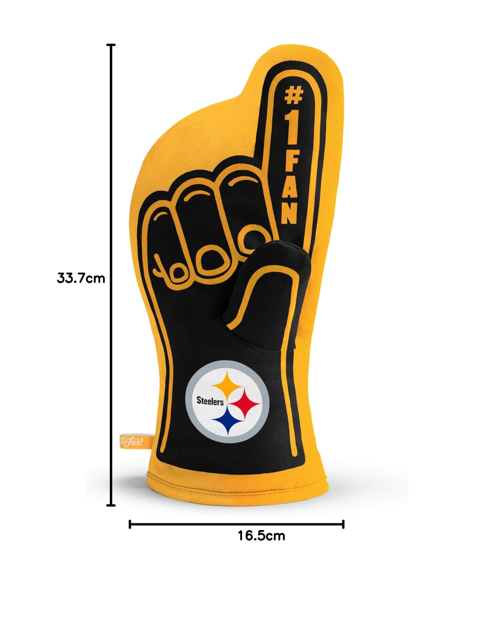 NFL Unisex #1 Oven Mitt - Heat Resistant Kitchen Glove for Baking, Grilling & Cooking - Perfect for Football Fans & Home Chefs