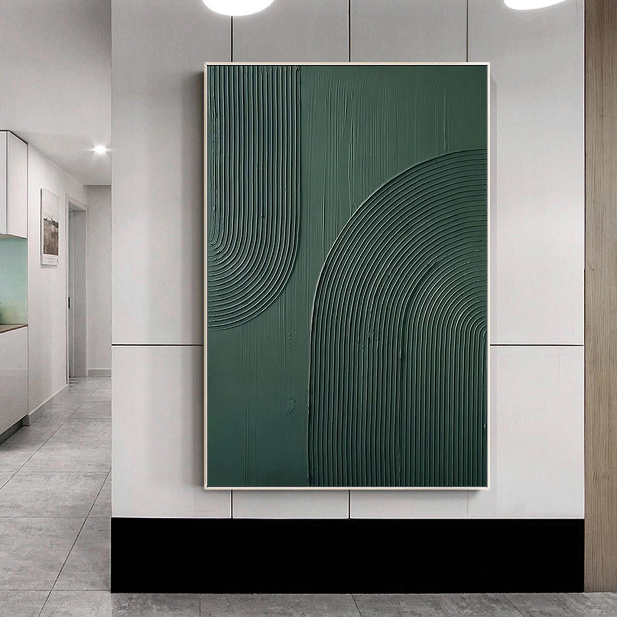 Abstract Tranquility Art Painting - Modern Canvas Wall Decor for Living Room & Bedroom - Calming Blue & White Contemporary Artwork #WS030 | Perfect for Home, Office & Meditation Spaces