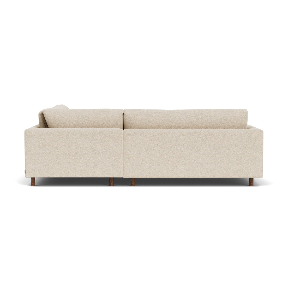 Douglas Boucle Right Corner Sofa - Modern L-Shaped Sectional Couch for Living Room, Lounge & Small Spaces - Soft Upholstered Fabric, Comfortable Seating for Home & Office