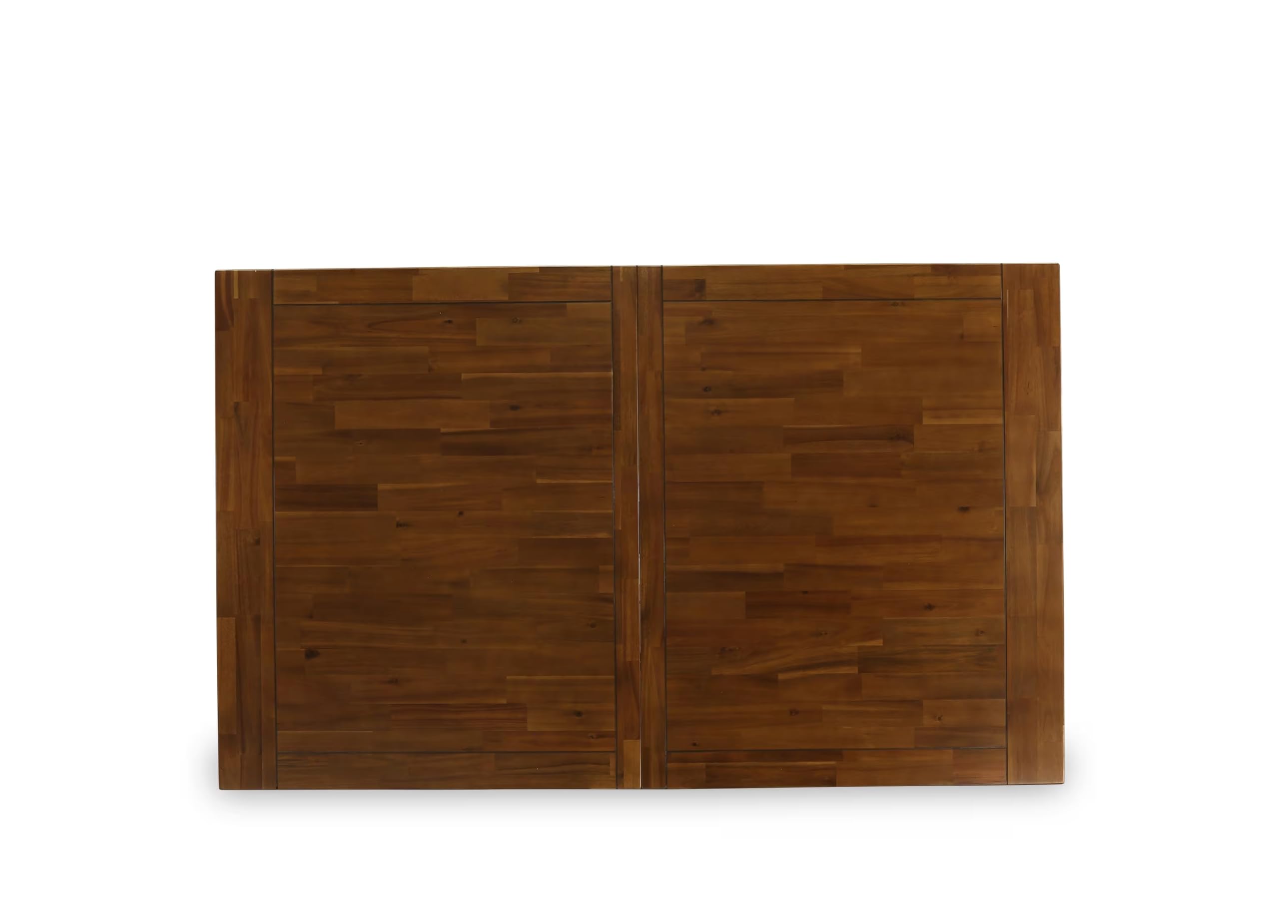 East West Furniture 5-Piece Dining Room Set - Rectangle Walnut Table with Removable Leaf & 4 Light Sable Linen Chairs, 42x92 Inch - Perfect for Family Meals, Dinner Parties & Kitchen Gatherings