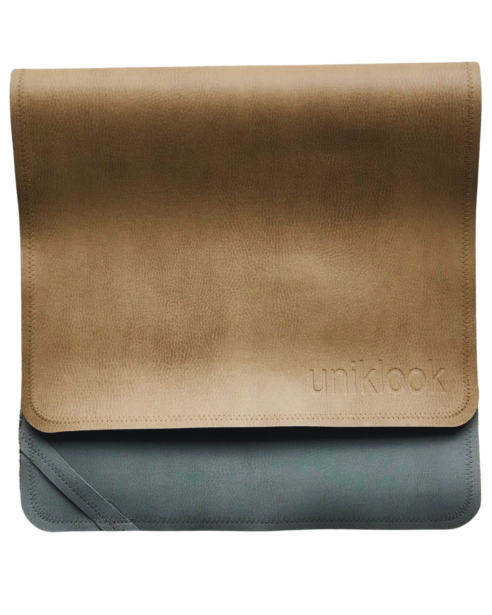 Uniklook Vegan Leather Portable Baby Changing Pad - Waterproof Travel Diaper Mat 16