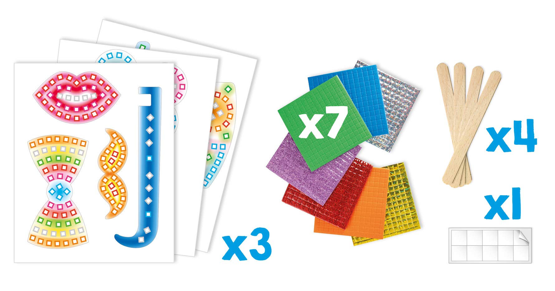 Maped Creativ Mini Box - Mosaic Art Set for Kids | Creative DIY Craft Kit for Children's Art Projects & School Activities | Perfect for Home, Classroom & Gift Giving