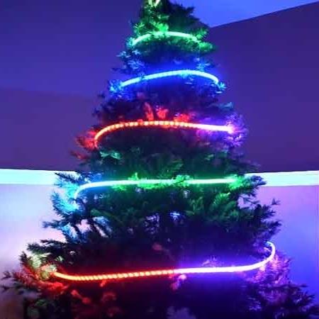 18' LED Rope Lights - Waterproof Flexible String Lights for Indoor/Outdoor Decor, Parties, Christmas, Weddings & Events - 16.4ft 300 LEDs Multi-Color Changing with Remote Control