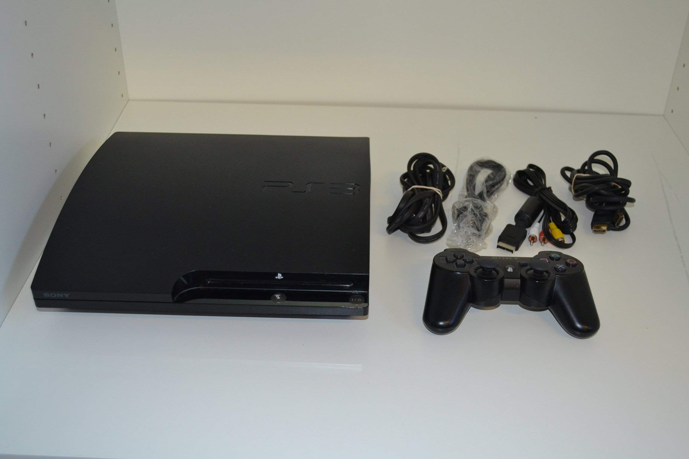 Refurbished Sony PlayStation 3 Slim Console 120GB - 98022 Model | HD Gaming System with Wireless Controller | Perfect for Home Entertainment & Retro Gaming