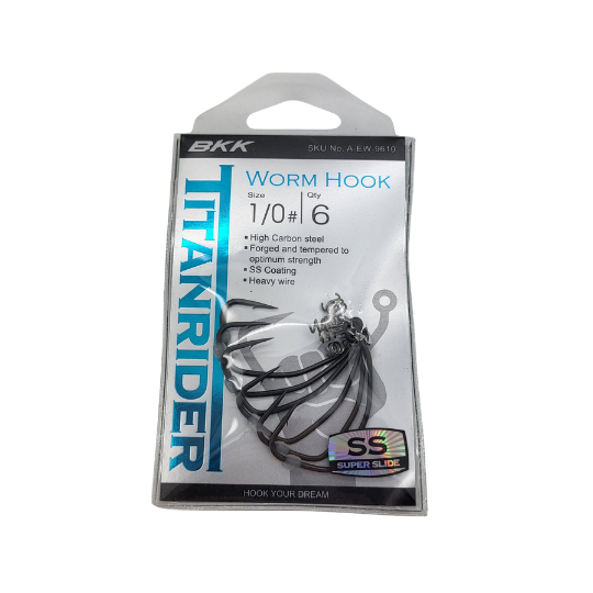 BKK Hooks Titanrider - Premium Fishing Hooks for Bass, Trout & Saltwater | Sharp & Durable for Freshwater & Ocean Fishing | Perfect for Anglers & Fishing Enthusiasts