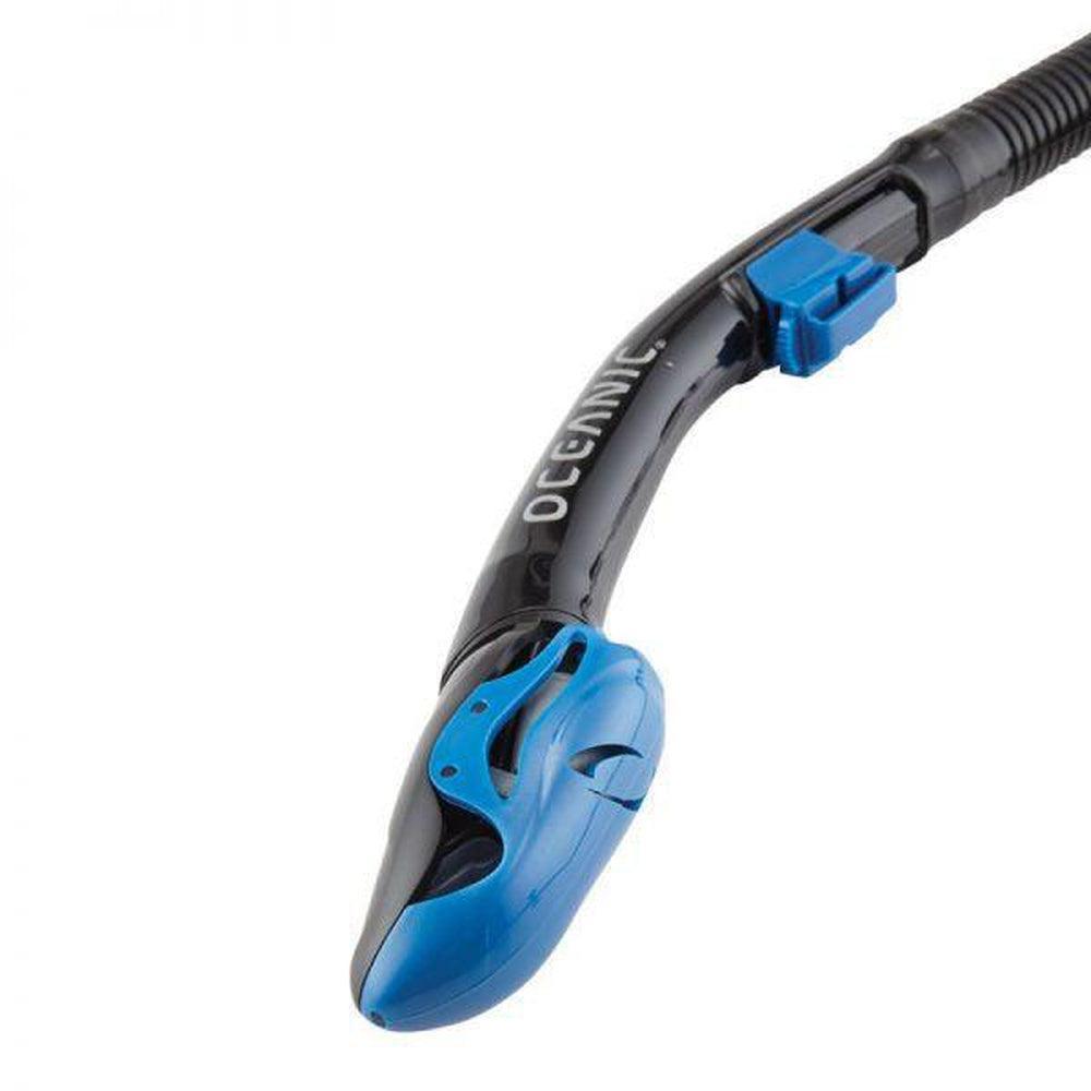 Oceanic Ultra Dry Dive Snorkel - High Performance Snorkeling Gear for Scuba Diving & Free Diving | Perfect for Ocean Exploration, Beach Vacations & Water Sports