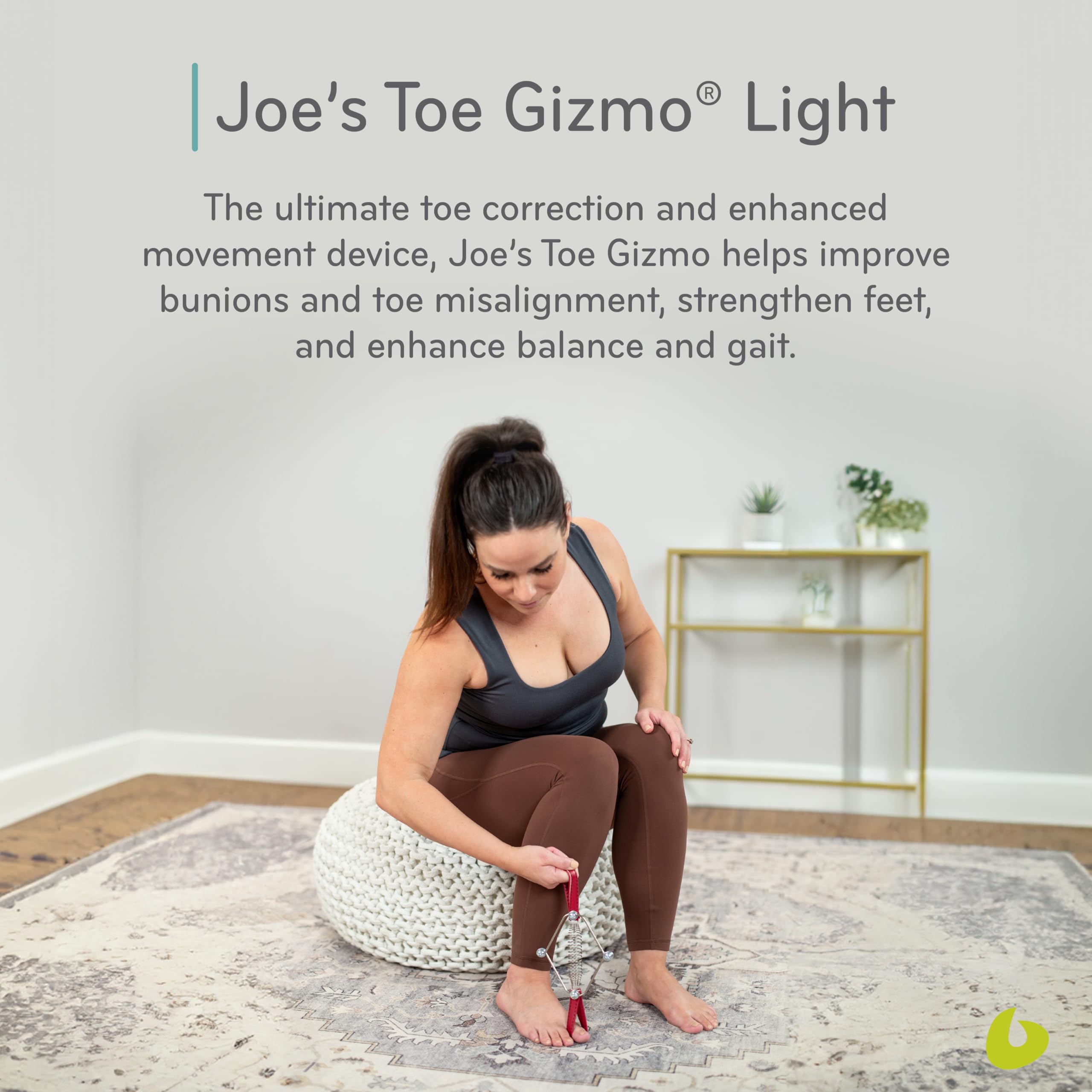 Balanced Body Joe's Toe Gizmo - Professional Pilates Foot Exerciser & Bunion Corrector for Foot Strength & Alignment - Ideal for Home Pilates, Yoga, and Foot Rehabilitation Therapy