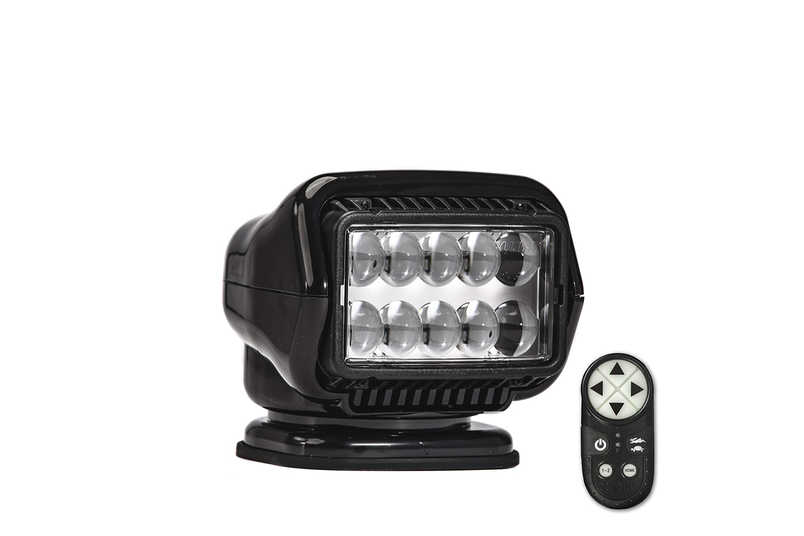 Golight 30514ST Stryker LED Permanent Mount Wireless Handheld Remote Control - Black | Off-Road, Marine, Hunting & Emergency Vehicle Lighting