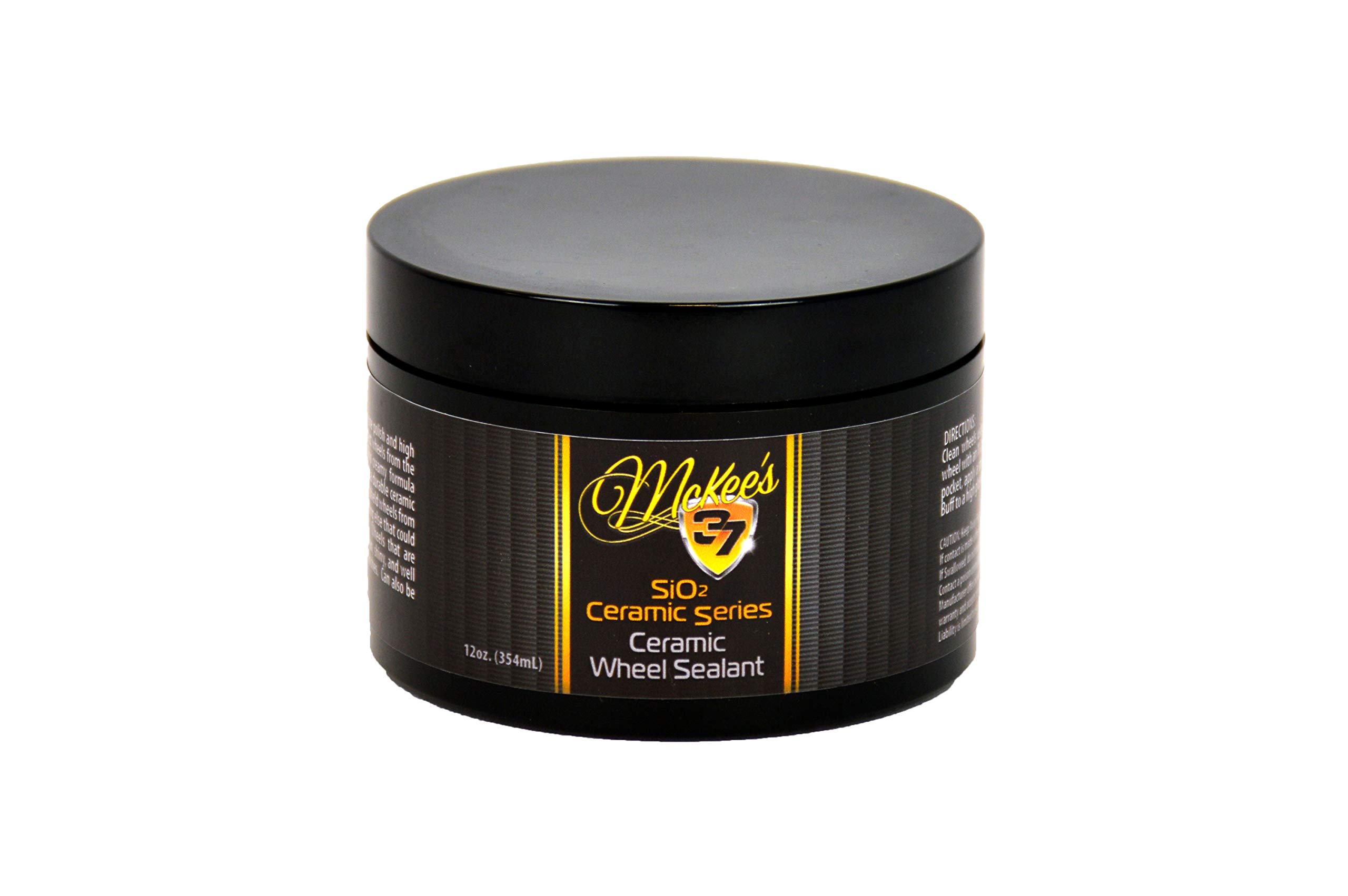 McKee's 37 Ceramic Wheel Sealant - Long-Lasting Wheel Polish & Protectant | Brake Dust Repellent & Ceramic Coating for Alloy & Chrome Wheels | Perfect for Car Detailing, Show Cars & Daily Protection