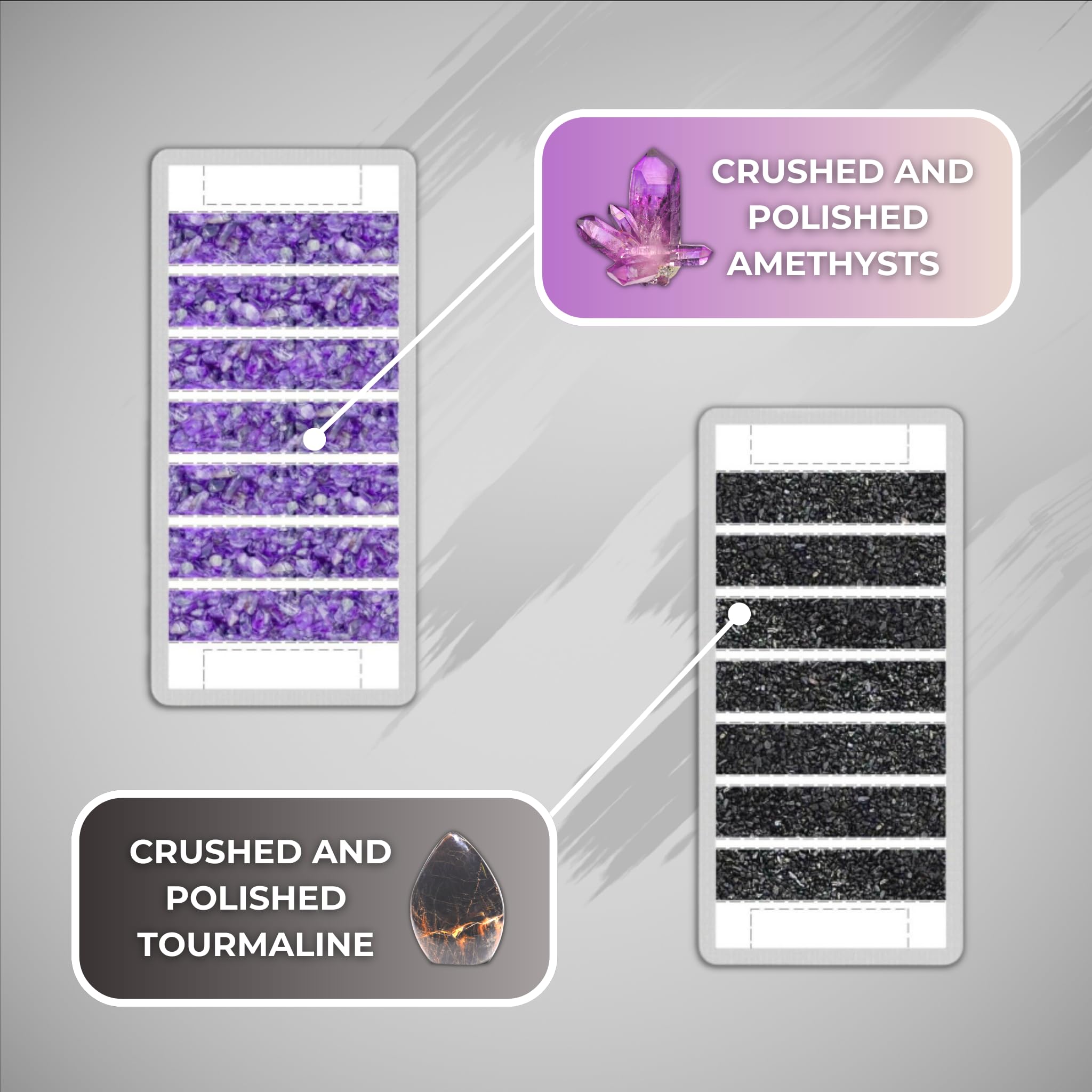 Portable Far Infrared Shoulder Heating Pad with Hot Amethyst & Tourmaline Gemstones - Cordless Electric Heating Pad for Pain Relief - Rechargeable Power Bank, Adjustable Temperature & Auto Shut Off - Perfect for Neck, Back Pain & Muscle Relaxation at Home, Office or Travel