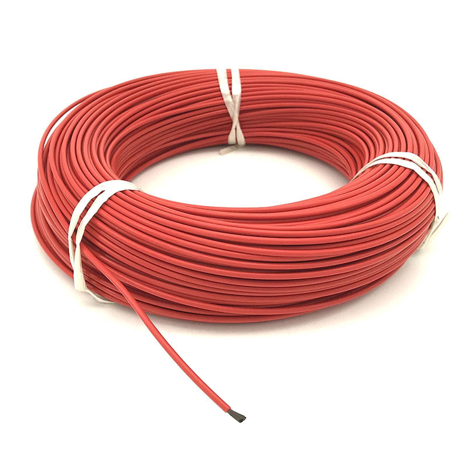 High-Performance 2mm 12K 33Ohm Fluoropolymer Carbon Fiber Heating Cable System - Electric Floor Heating Wire for Home, Office & Underfloor Heating Solutions